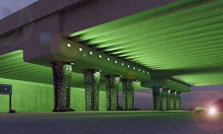 pont entrée de la ville d'Al-Laith INJ ARCHITECTS