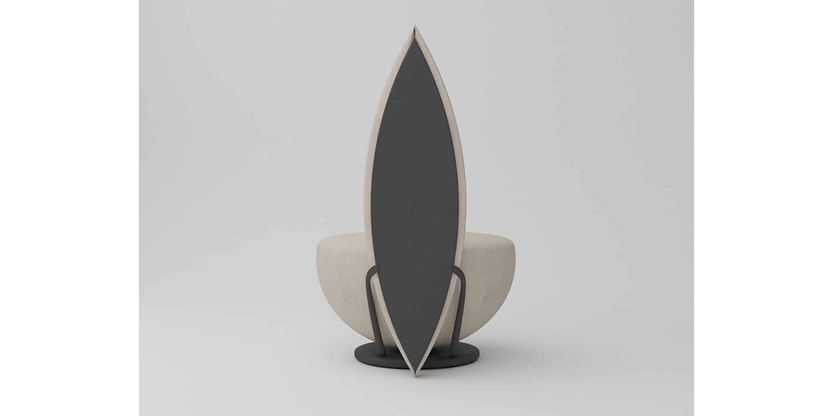 Chaise moderne confortable INJ ARCHITECTS