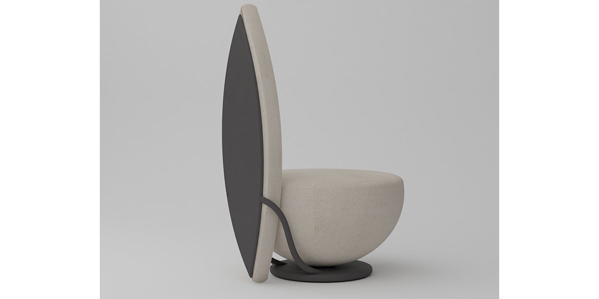 Chaise moderne confortable INJ ARCHITECTS
