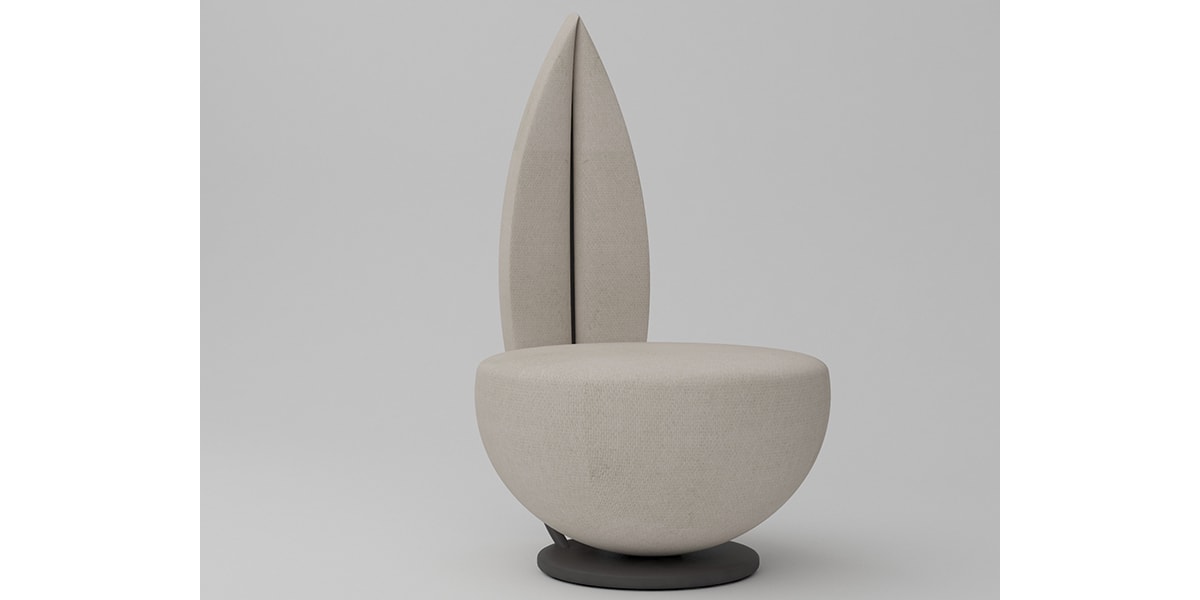 Chaise moderne confortable INJ ARCHITECTS