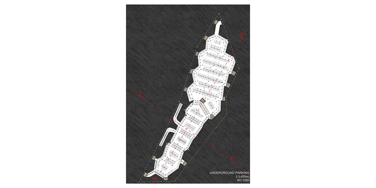 plan Diyar Al Assayla par INJ ARCHITECTS