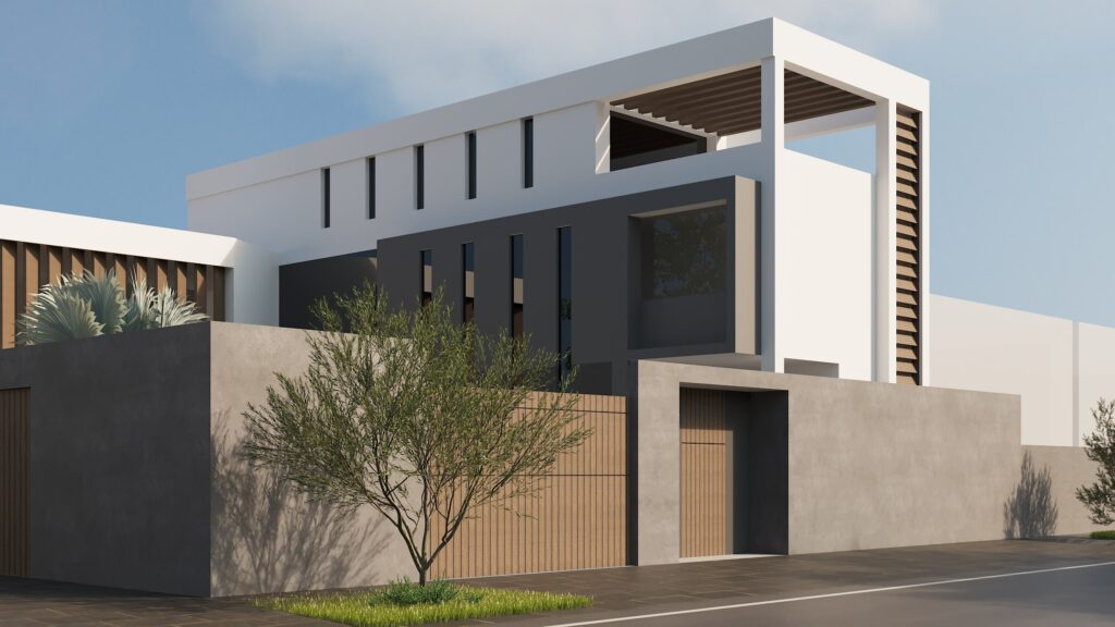 تصميم الفيلات الفاخرة في السعودية INJ Architects