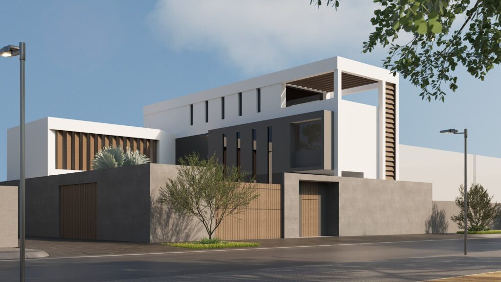 تصميم فيلات فاخرة في السعودية INJ Architects