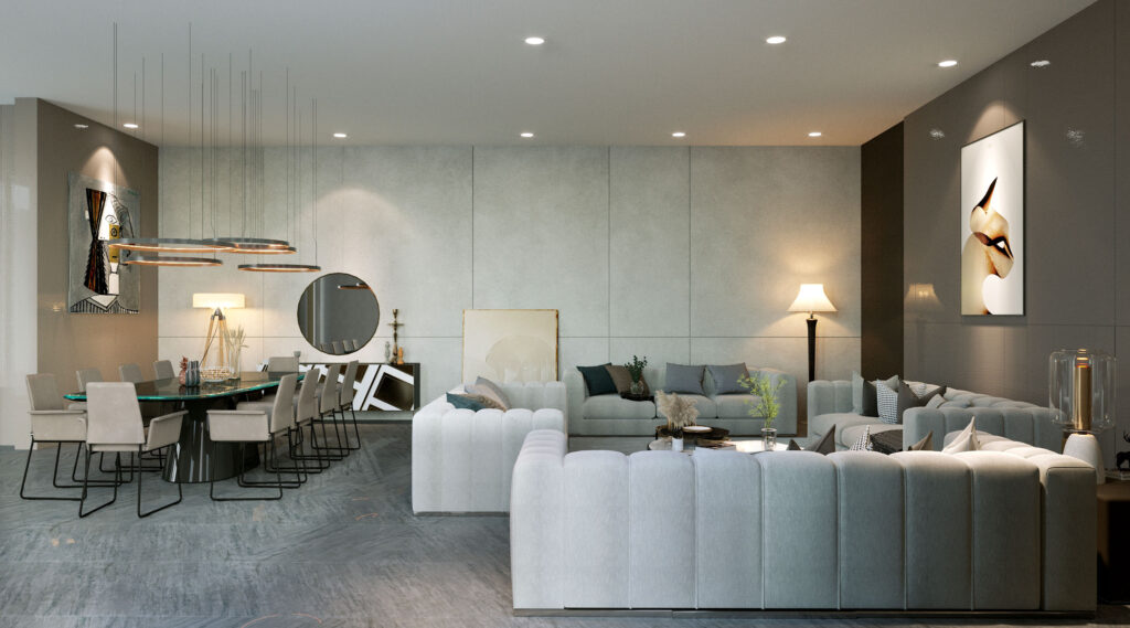 تصميم الفيلات الفاخرة في السعودية INJ Architects