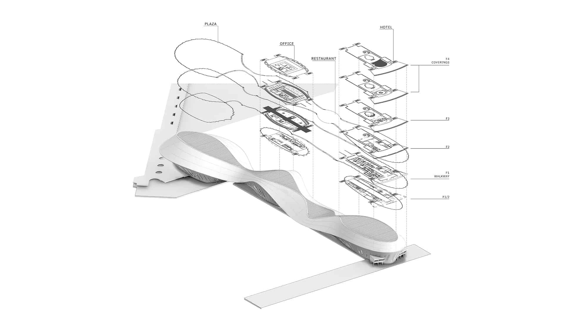 étude architecturale en Italie par INJ ARCHITECTS