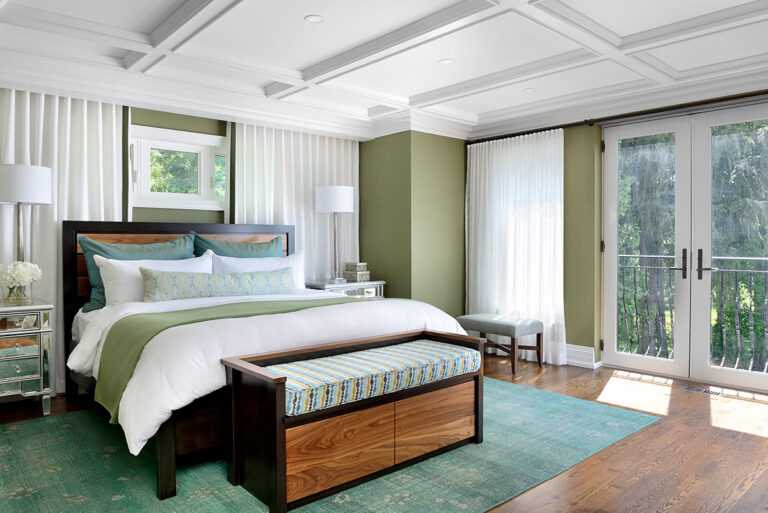 Bedroom design with a modern touch