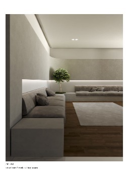 Selection of luxurious materials and finishes for interior spaces