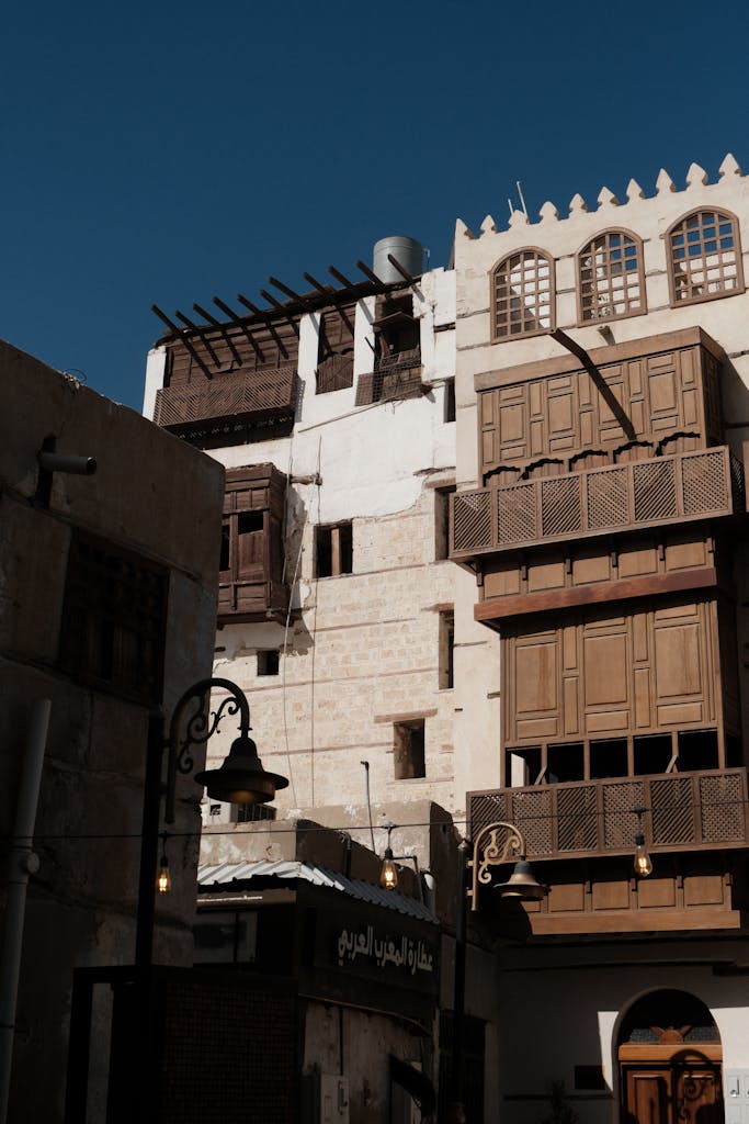 Discover the rich architectural history of Al-Balad, the heart of Jeddah, Saudi Arabia.