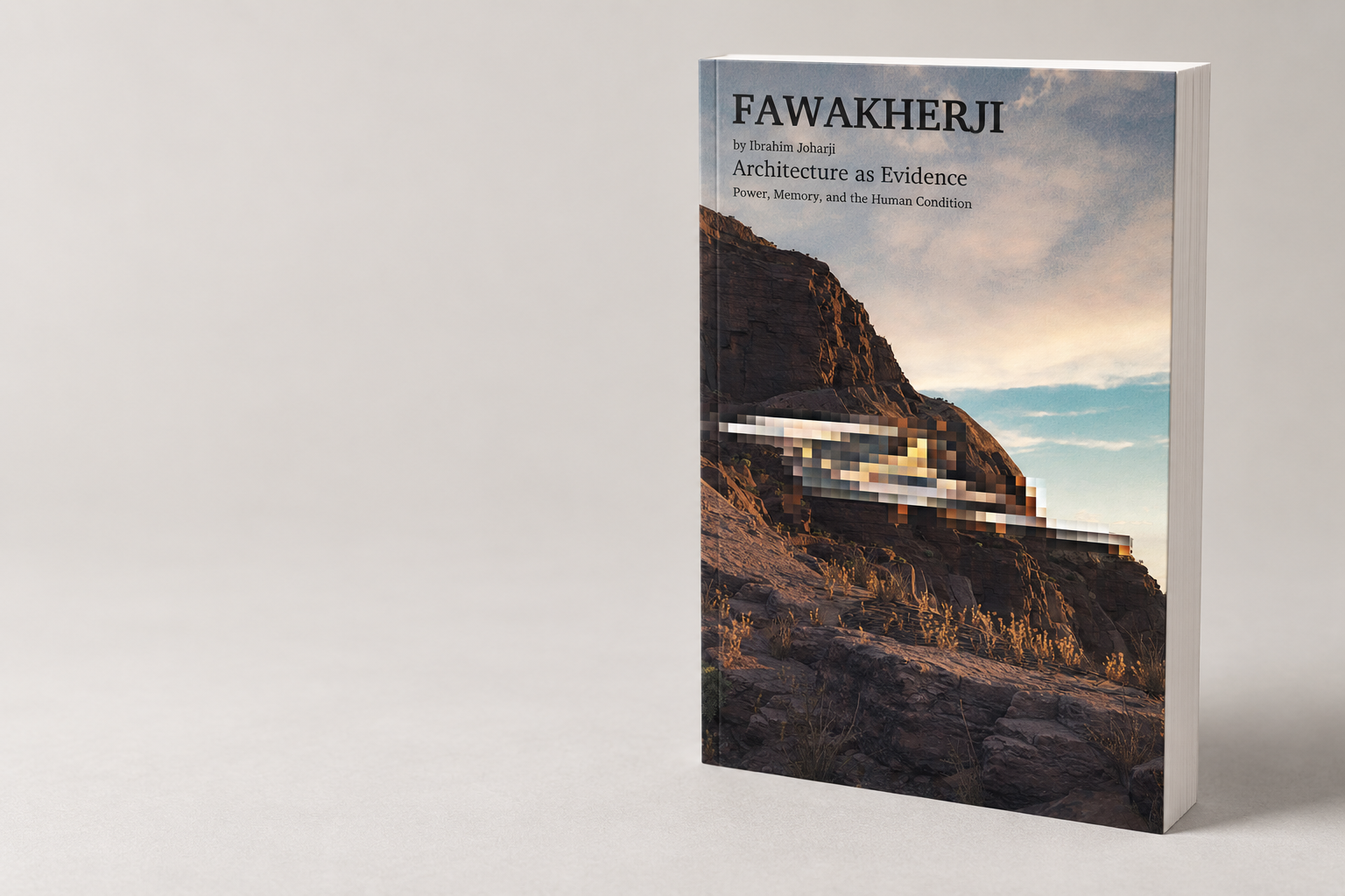 Book cover of FAWAKHERJI: Architecture as Evidence by Ibrahim Joharji